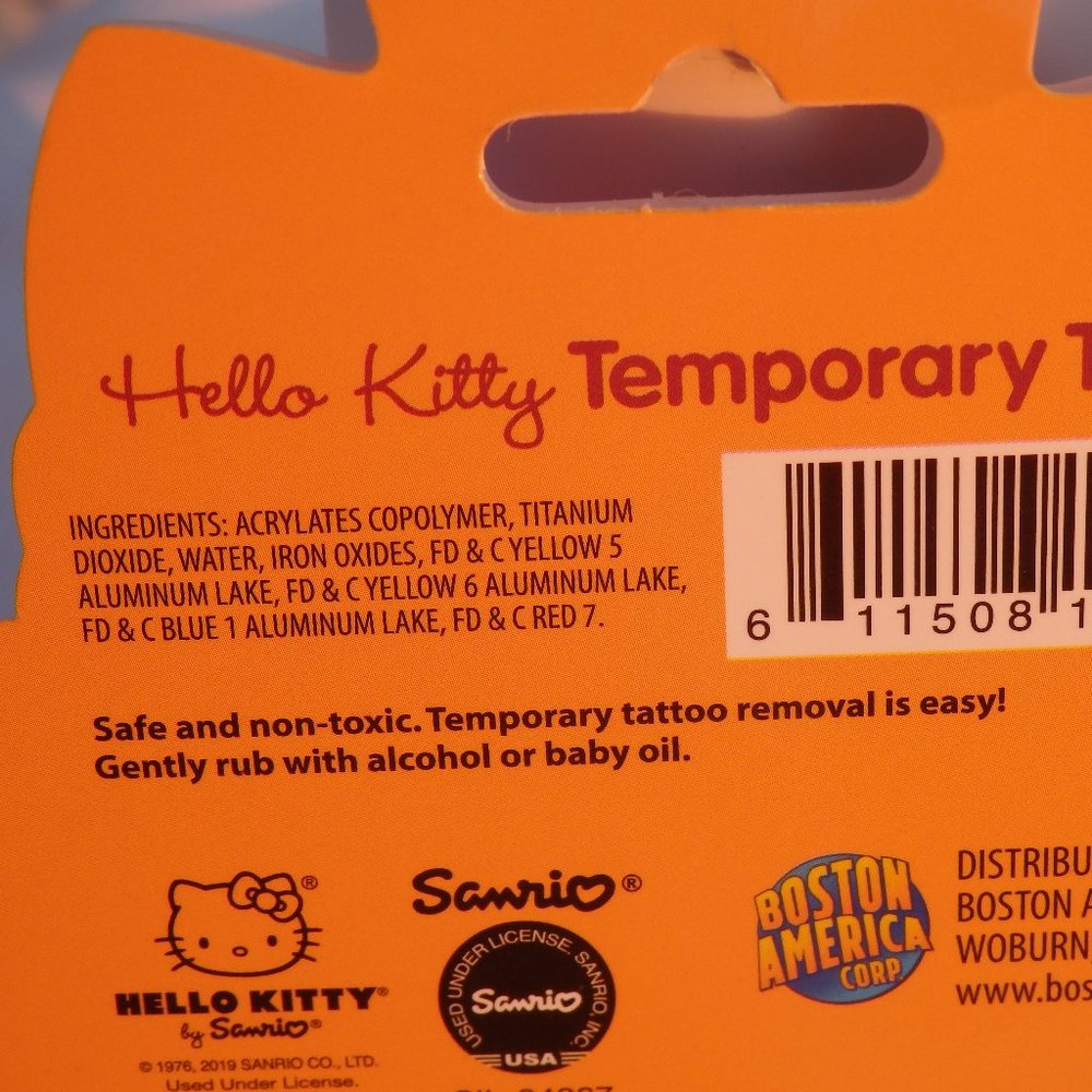 Hello Kitty Temporary Tattoos - Picture 5 of 5
